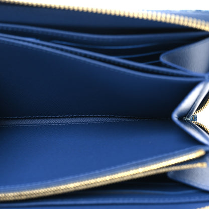Louis Vuitton LV X TM Monogram Denim Cerises Zippy Wallet Blue 7 of 12