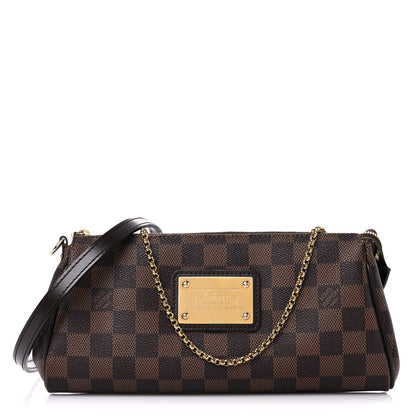 Louis Vuitton Damier Ebene Eva Clutch 1 of 13