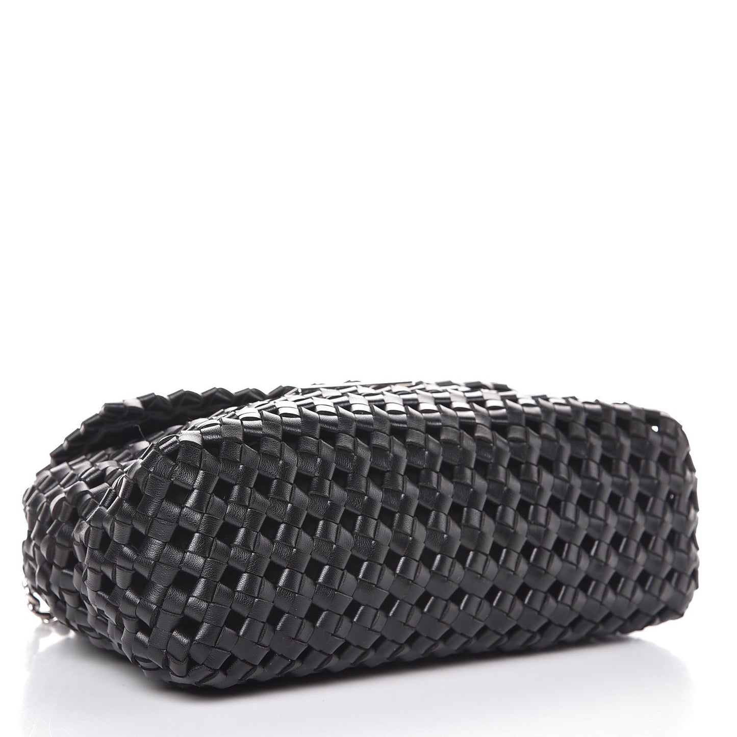 Eco Alter Nappa Woven Bex Shoulder Bag Black