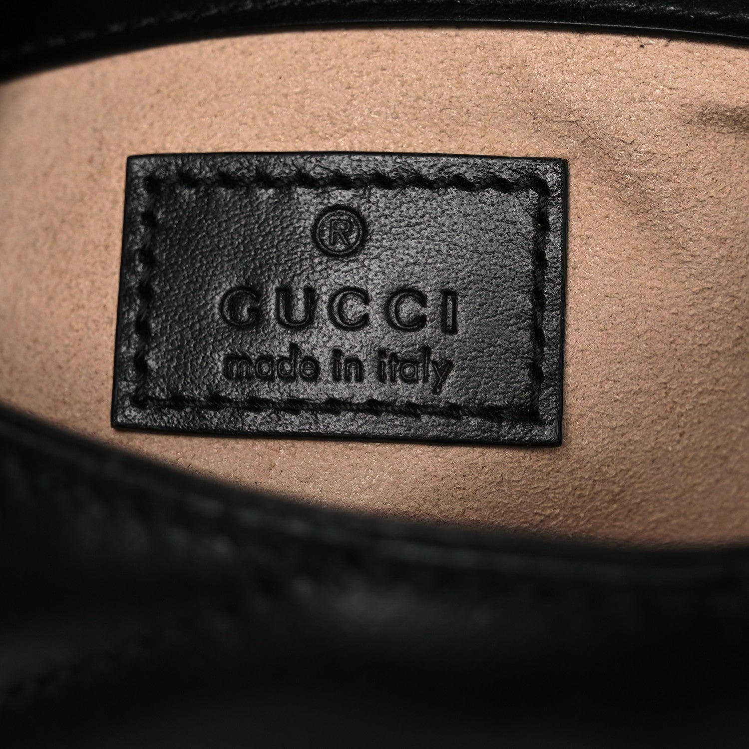 Gucci Calfskin Matelasse Monochrome GG Marmont Chain Belt Bag Black 6 of 10