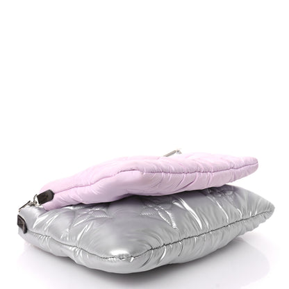 Louis Vuitton Econyl Monogram Pillow Maxi Multi Pochette Accessories Silver Pale Pink 4 of 9