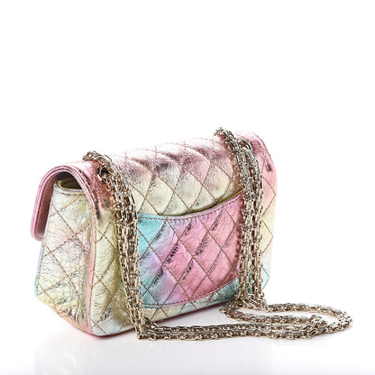 Chanel Metallic Goatskin Quilted Mini 2.55 Reissue Flap Multicolor 2 of 9