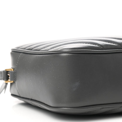 Saint Laurent Calfskin Matelasse Monogram Lou Camera Bag Storm 9 of 10