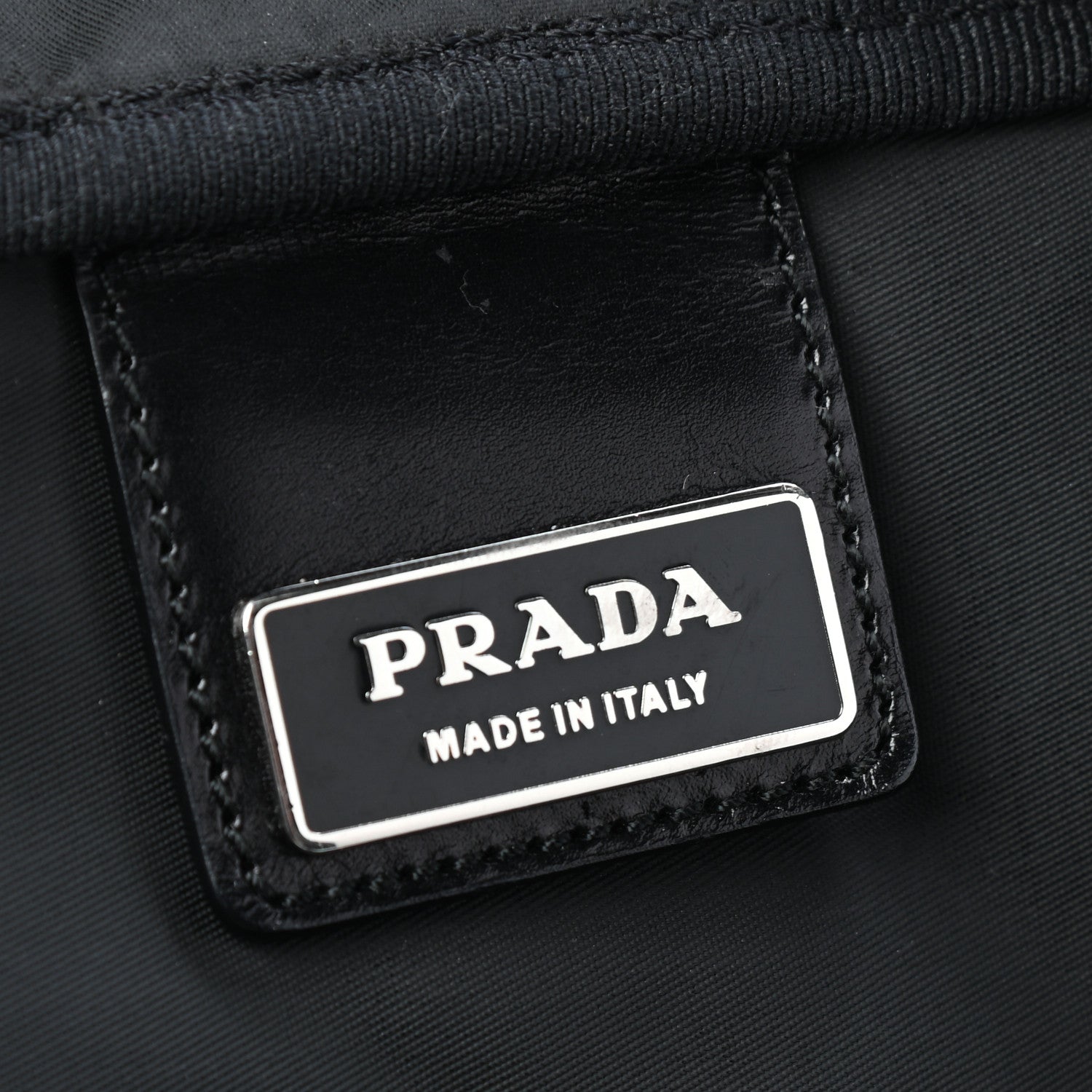Prada Tessuto Nylon Duffel Bag Black 6 of 9