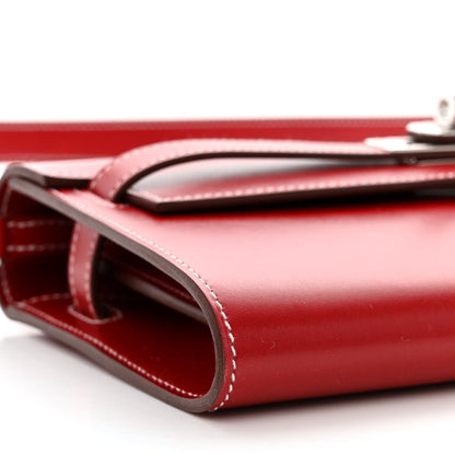 Hermes Box Kelly Wallet To Go Rock Rouge Piment 9 of 10