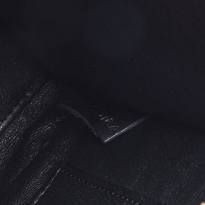 Celine Smooth Calfskin Tweed Micro Luggage Black 8 of 8