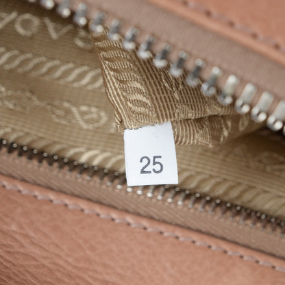 Prada Glace Calf Extra Wide Tote Cammeo 10 of 10