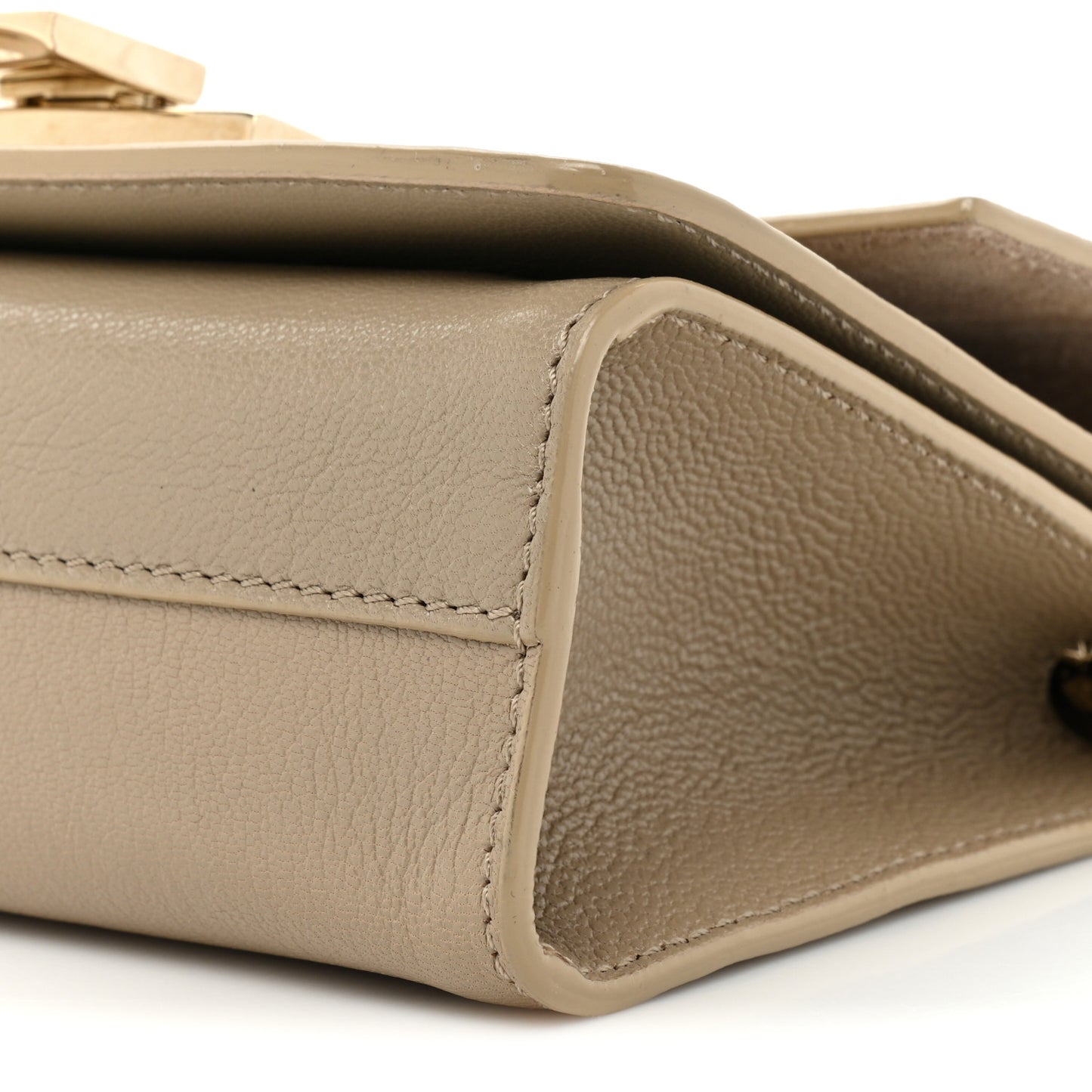 Soft Grainy Goatskin Mini Rebel Crossbody Chai