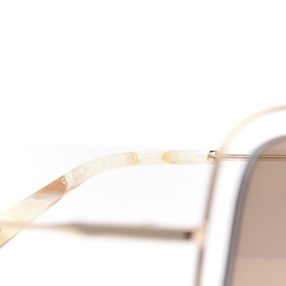 Chloe Poppy Aviator Sunglasses CE 130S Gold Havana 6 of 7