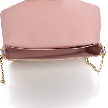 Louis Vuitton Damier Azur Pochette Felicie Chain Wallet Rose Ballerine 6 of 10