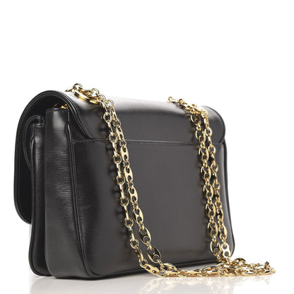 Gucci Azalea Calfskin Small Marina Chain Shoulder Bag Black 3 of 9