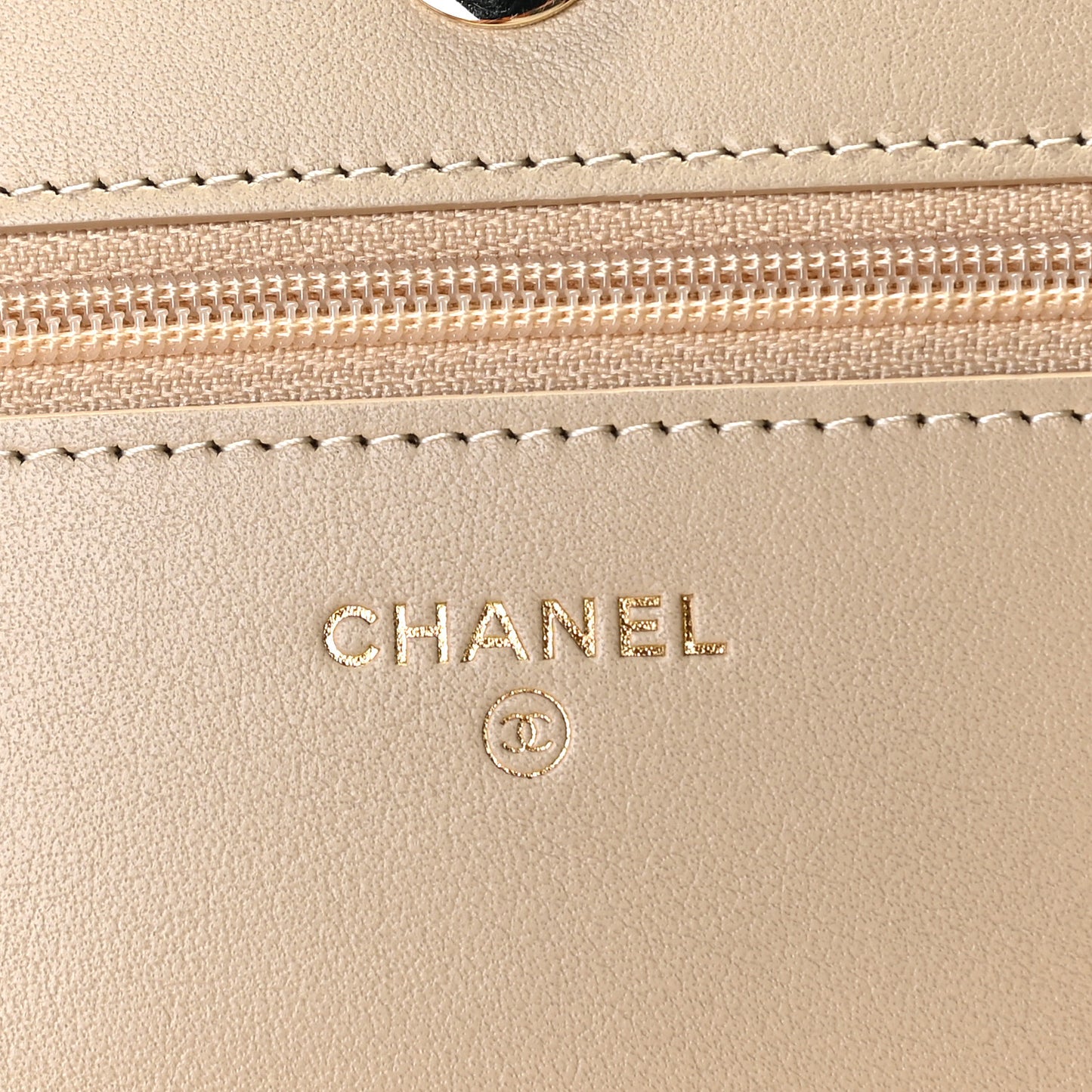 Tweed Shearling Quilted Chanel Wallet On Chain WOC and Coin Purse Beige Black