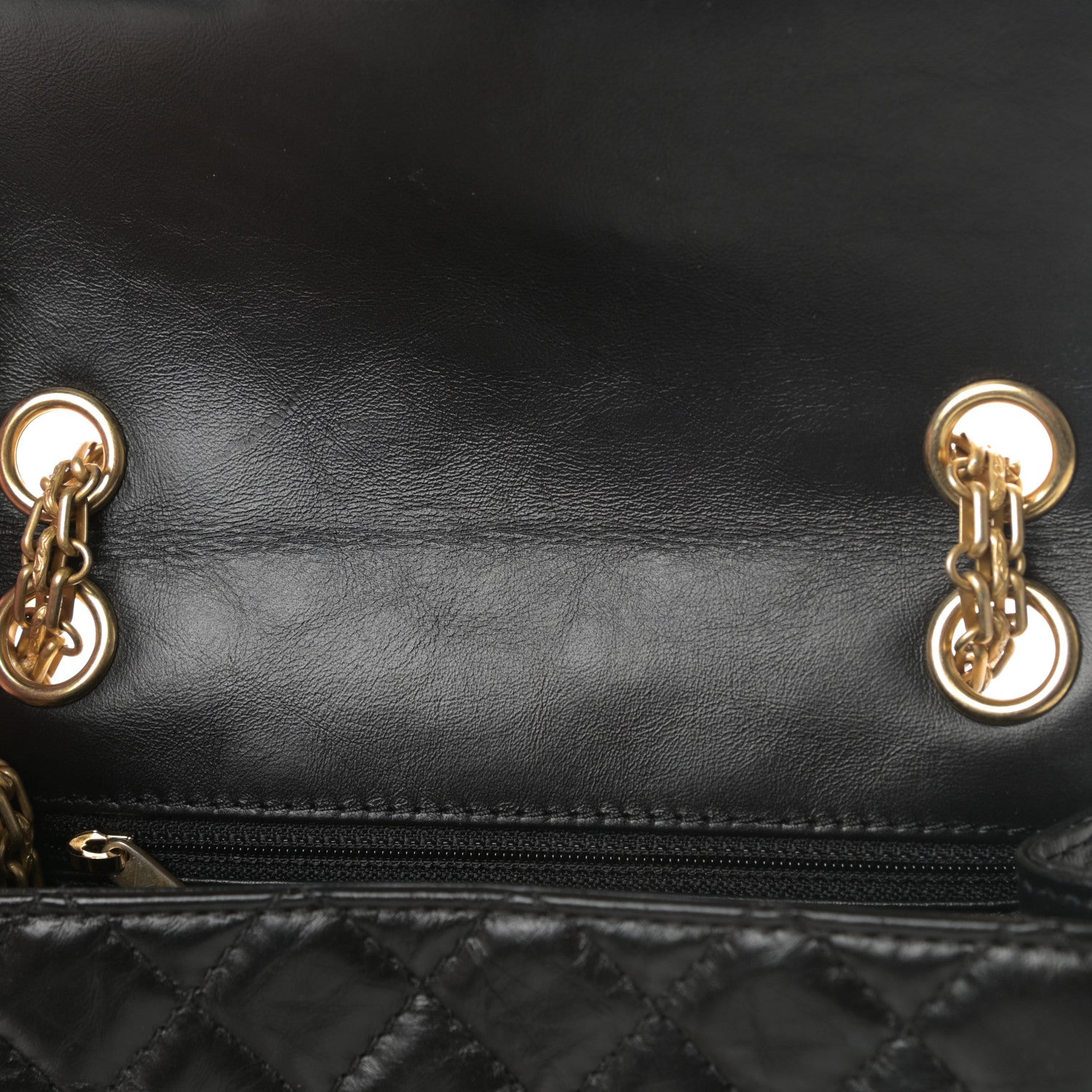 Chanel Aged Calfskin Quilted 2.55 Reissue Mini Flap Black 11 of 11
