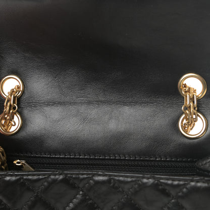 Chanel Aged Calfskin Quilted 2.55 Reissue Mini Flap Black 11 of 11