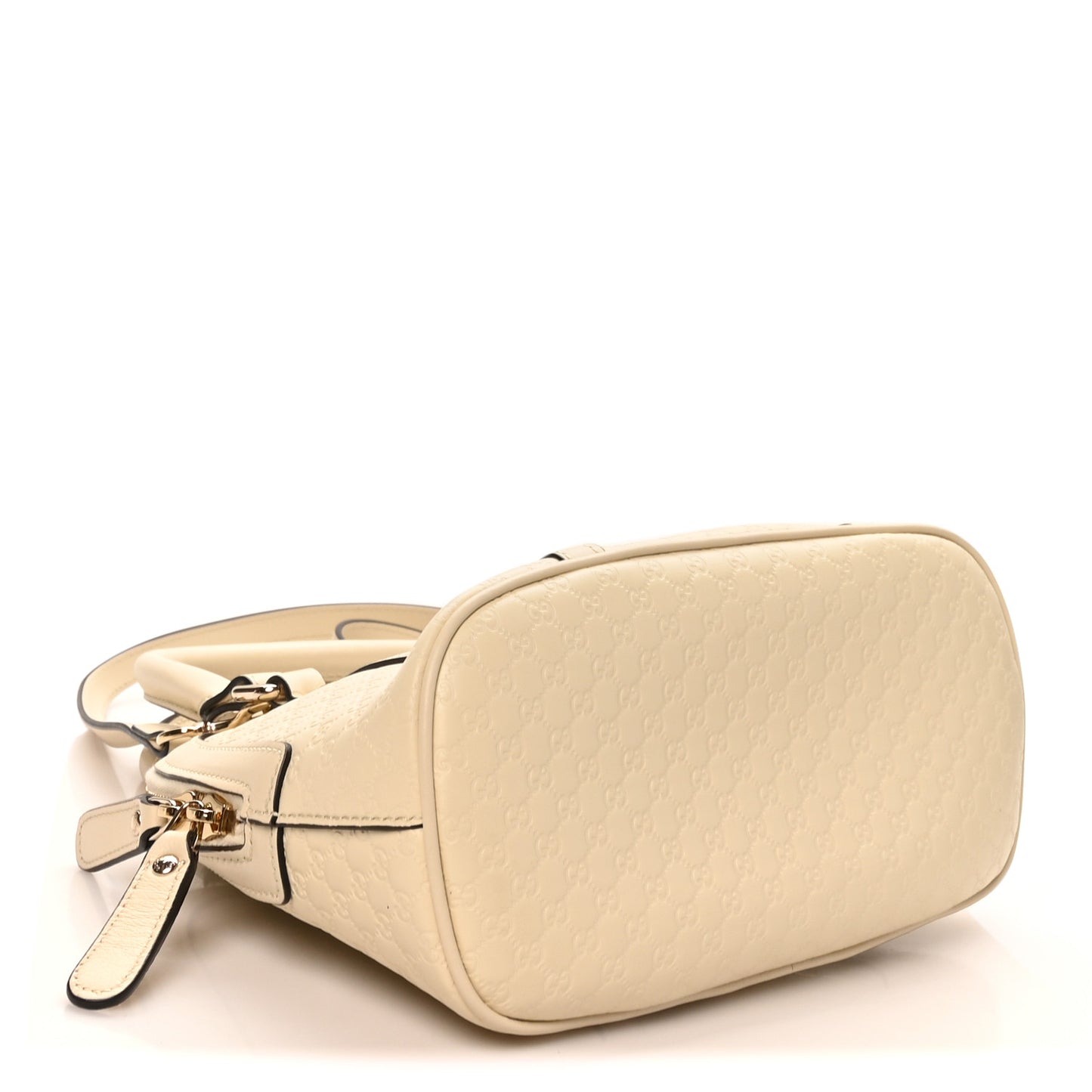 Soft Microguccissima Mini Dome Bag Ivoire