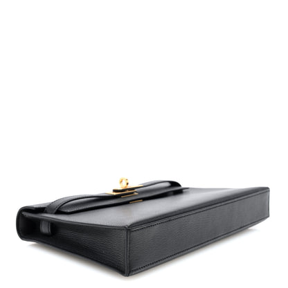 Hermes Chevre Chamkila Kelly Elan Black 4 of 11