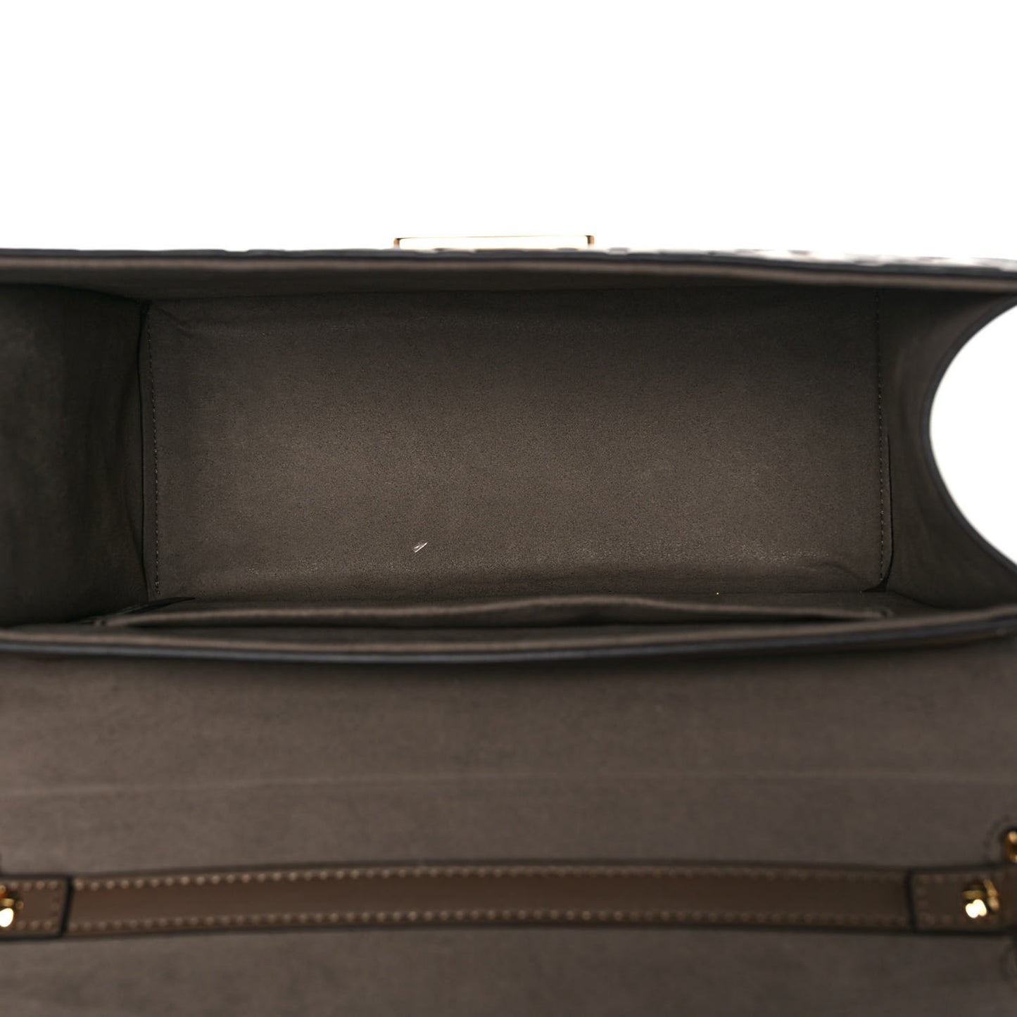 Vitello Century F is Fendi Bi-Color FF 1974 Embossed Kan I Shoulder Bag Maya Black