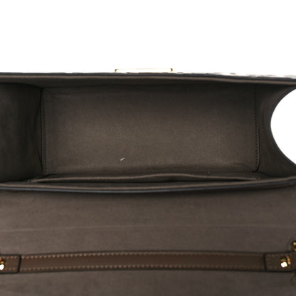 Fendi Vitello Century F is Fendi Bi-Color FF 1974 Embossed Kan I Shoulder Bag Maya Black 4 of 7