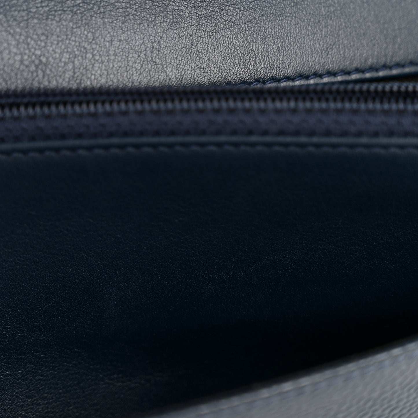 Caviar Timeless CC Wallet on Chain WOC Navy Blue