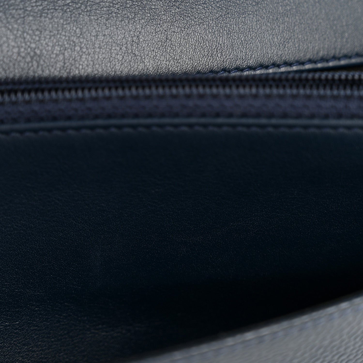 Chanel Caviar Timeless CC Wallet on Chain WOC Navy Blue 12 of 13
