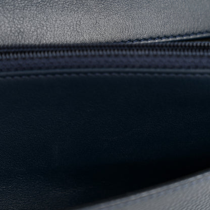 Chanel Caviar Timeless CC Wallet on Chain WOC Navy Blue 12 of 13