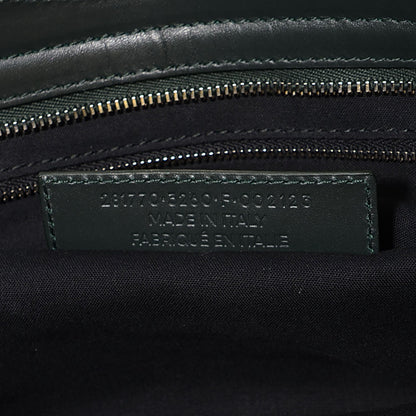 Balenciaga Smooth Calfskin Metallic Patent Giant 12 Silver Hardware City Vert Poker Fonce 11 of 14