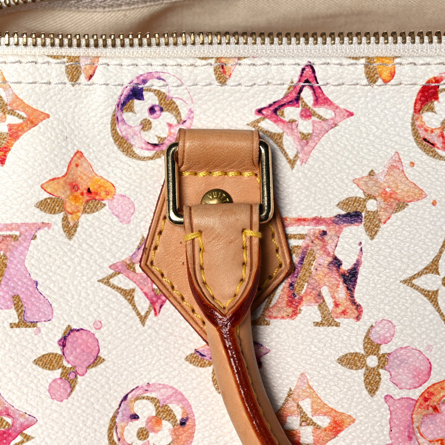 Louis Vuitton Watercolor Aquarelle Speedy 35 White 17 of 17