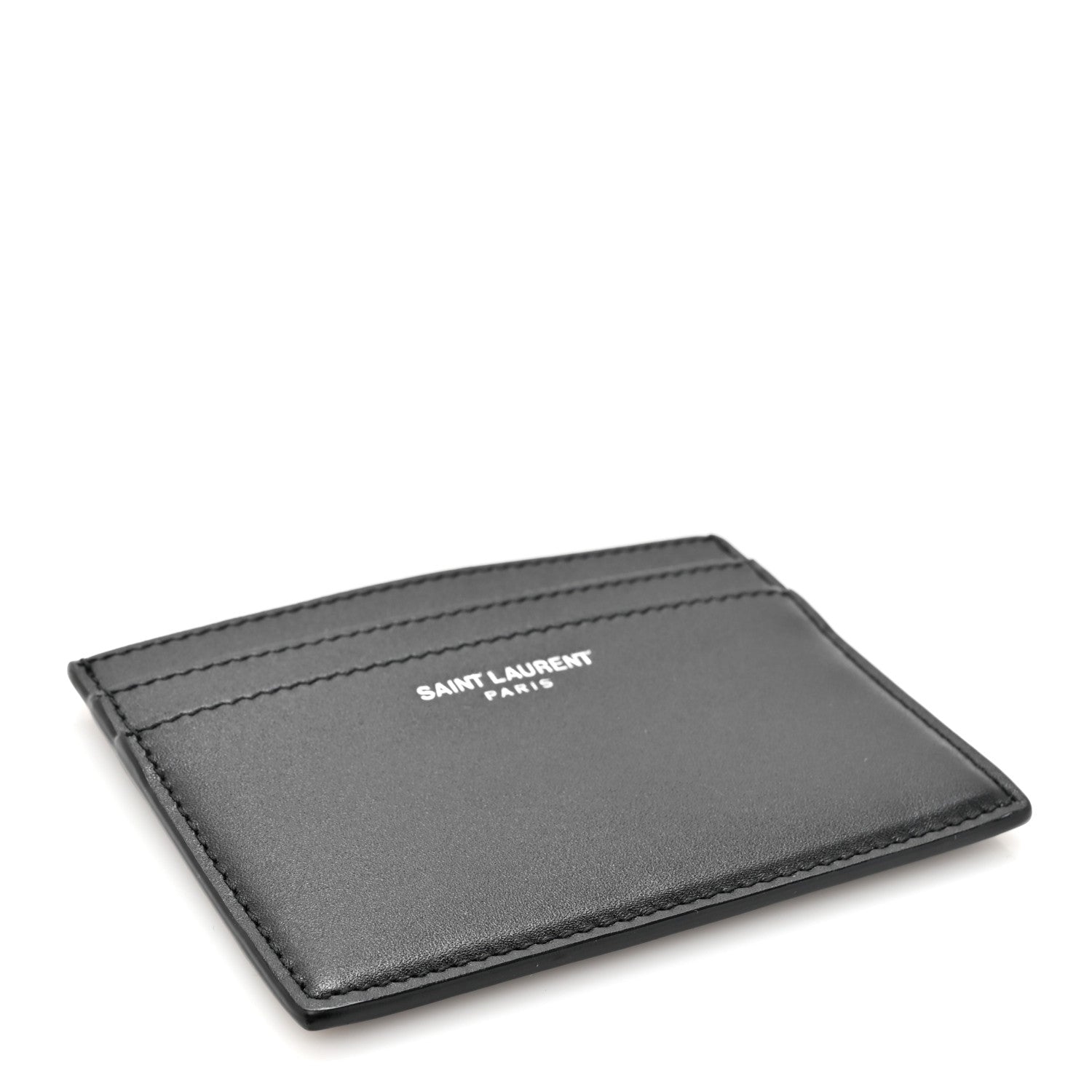 Saint Laurent Calfskin Card Case Black 4 of 7