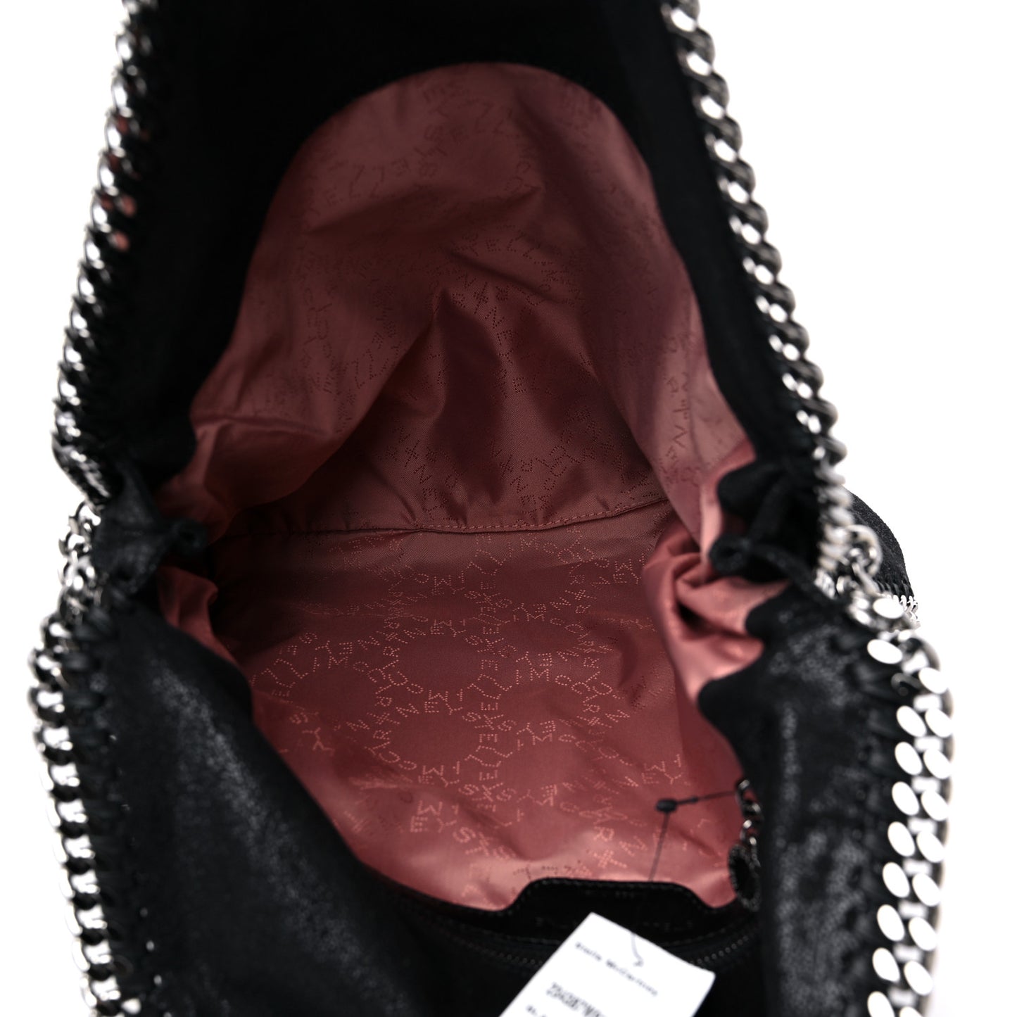 Shaggy Deer Falabella Fold Over Tote Black