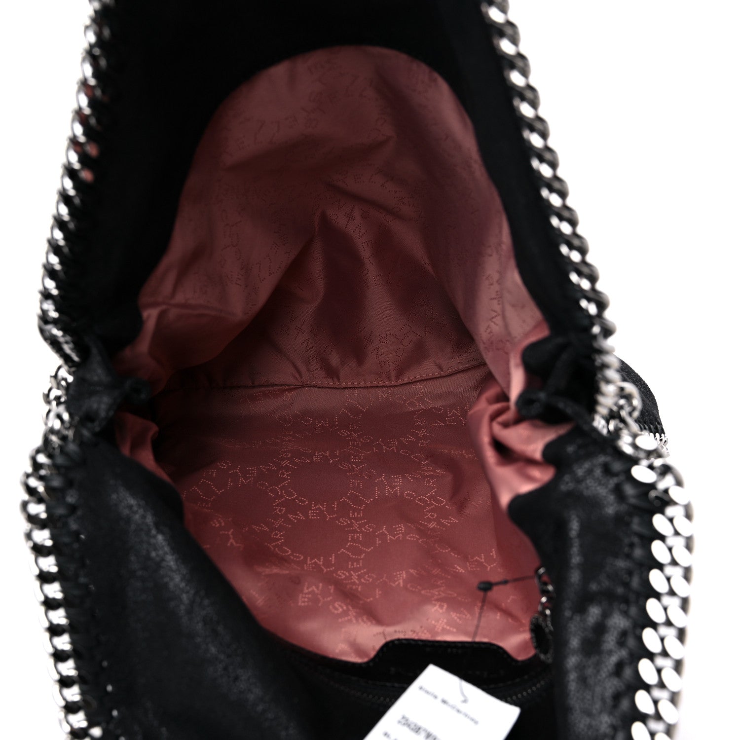 Stella McCartney Shaggy Deer Falabella Fold Over Tote Black 6 of 10