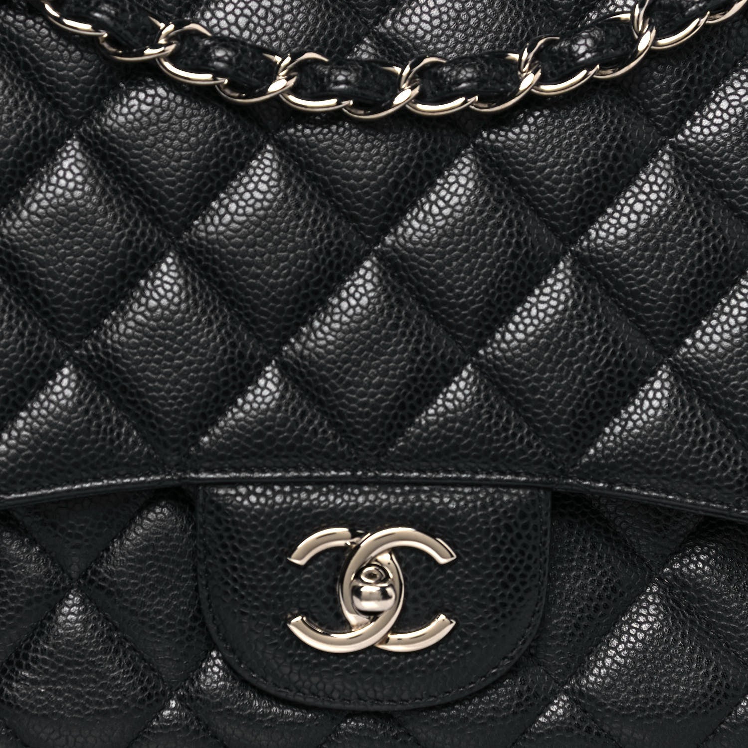 Chanel Caviar Quilted Maxi Single Flap Black 8 of 19