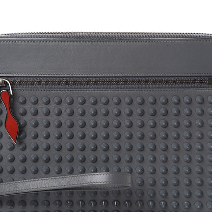 Christian Louboutin Calfskin Chris Spiked iPad Mini Case Grey 6 of 6