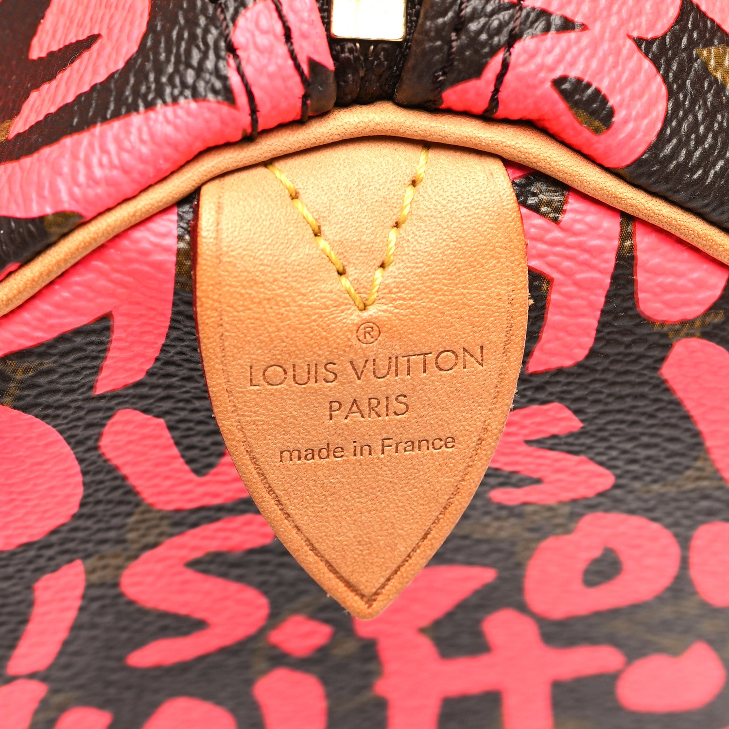 Louis Vuitton Monogram Graffiti Speedy 30 Fuchsia 6 of 8