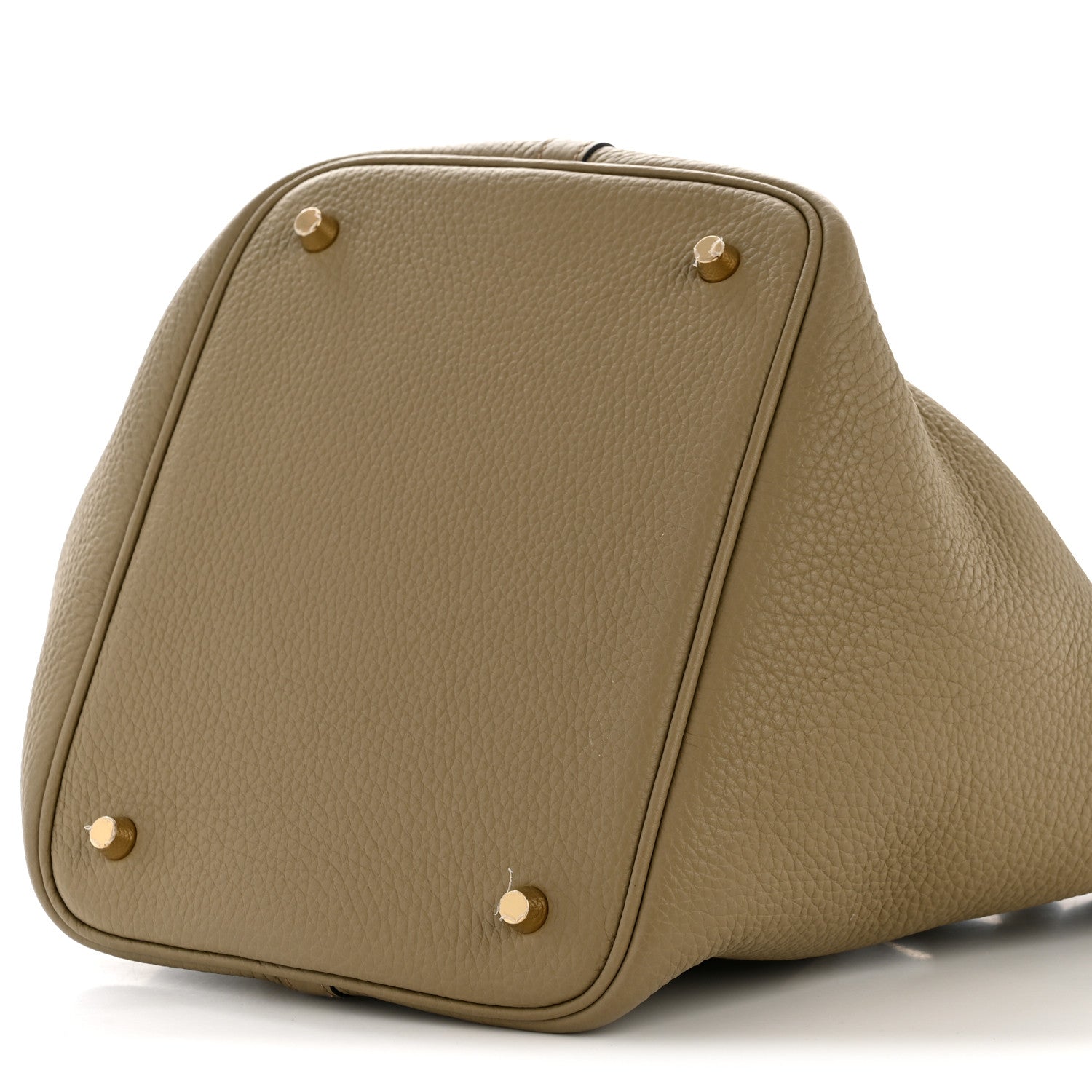 Hermes Taurillon Clemence Picotin Lock 22 MM Beige Marfa 1876894