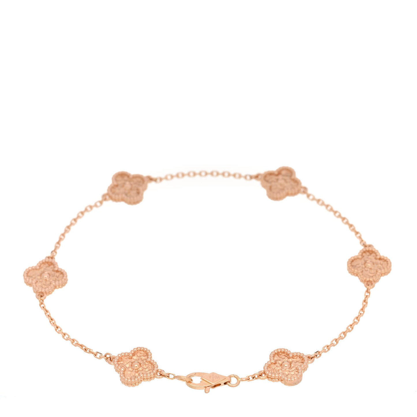 18K Rose Gold 6 Motifs Sweet Alhambra Bracelet