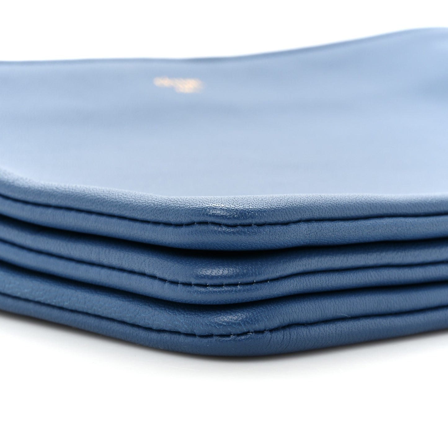 Lambskin Small Trio Crossbody Bag Indigo