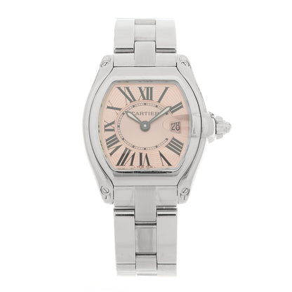 Cartier Stainless Steel 31mm Roadster Quartz Watch Pink 1 of 4