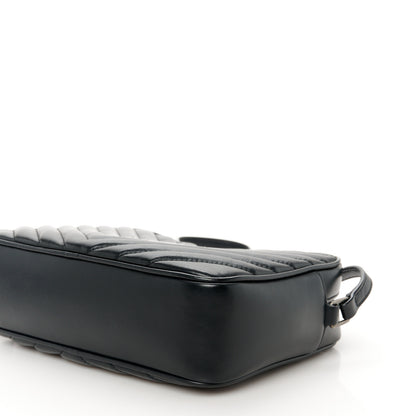 Saint Laurent Calfskin Matelasse Monogram Lou Camera Bag Black 10 of 10