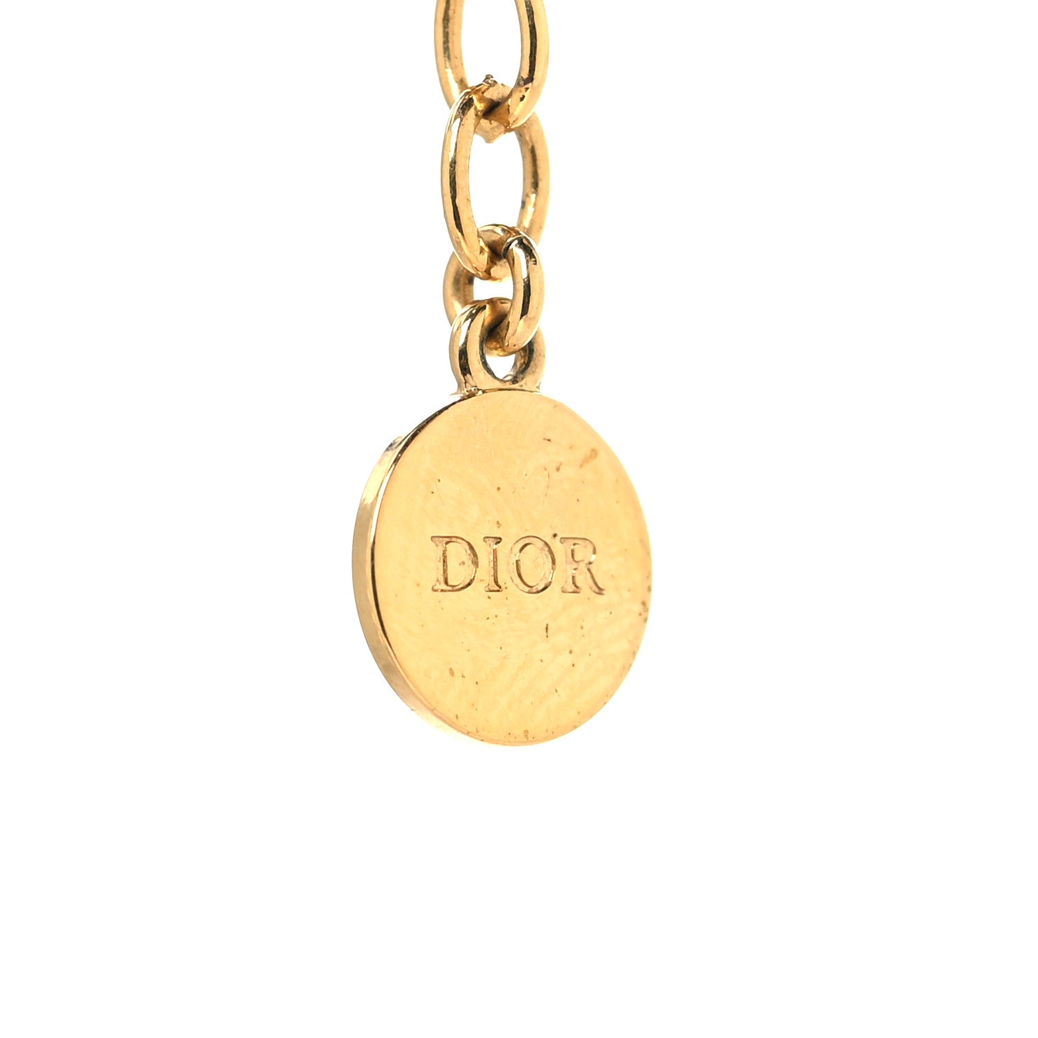 Christian Dior Pearl 30 Montaigne Choker Necklace Gold 1841954