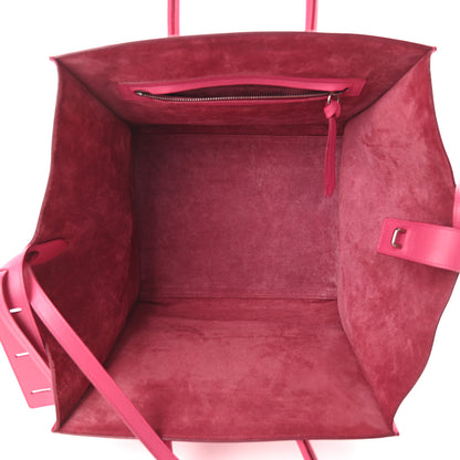 Celine Grained Calfskin Medium Phantom Luggage Fuchsia 4 of 11