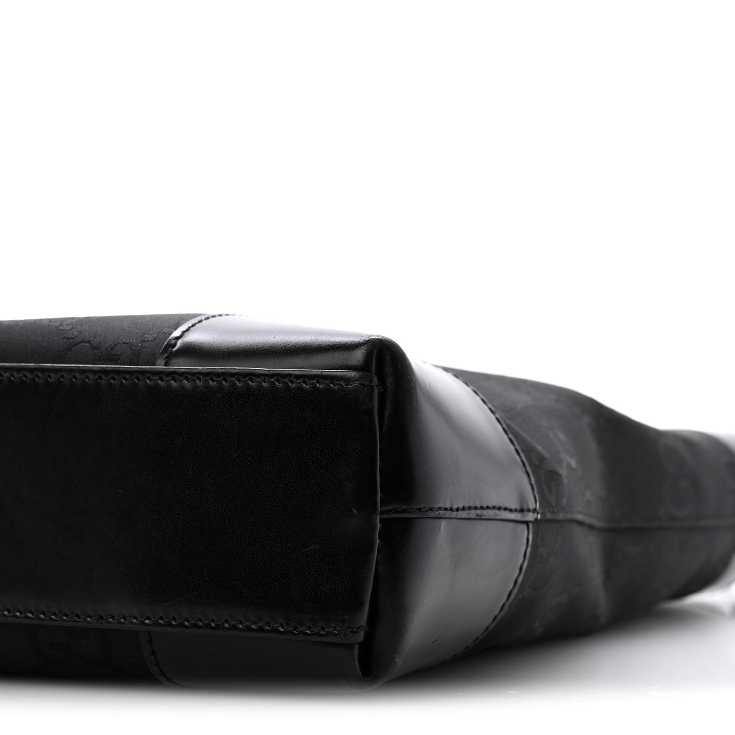 Nylon Monogram Tote Bag Black