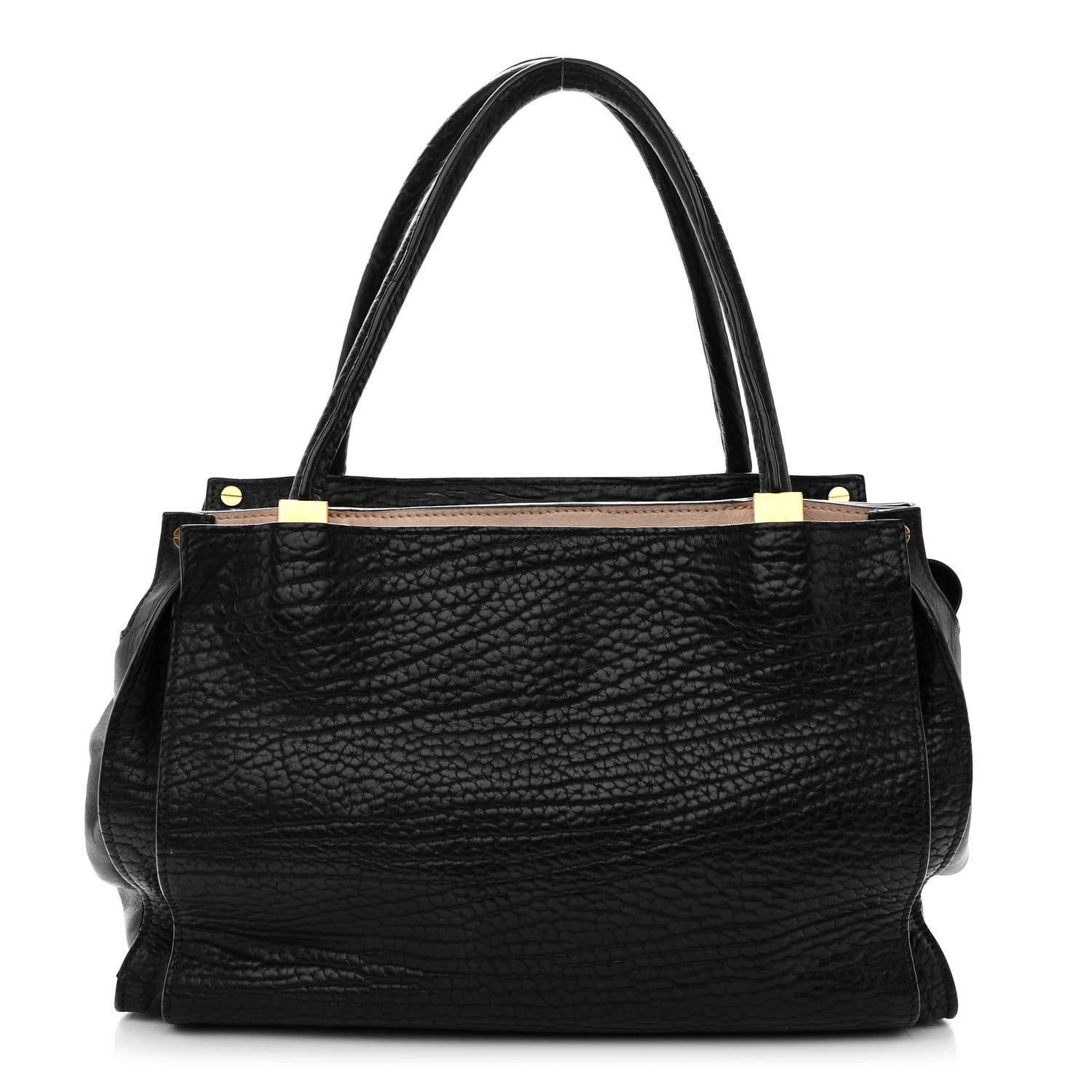 Chloe Pebbled Calfskin Dree Shoulder Bag Black 1 of 14