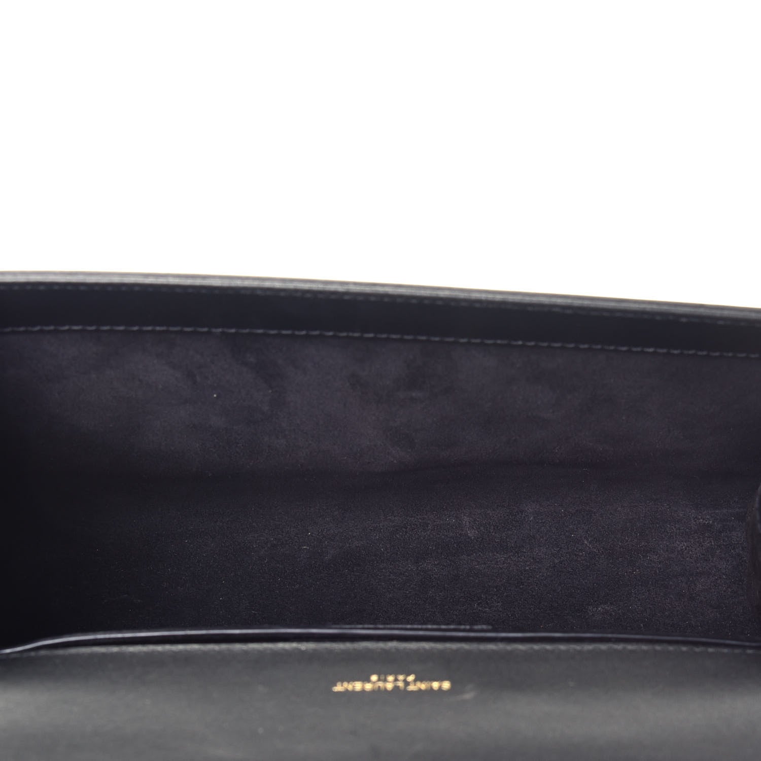 Saint Laurent Smooth Calfskin Medium Classic Monogram Kate Tassel Satchel Black 5 of 8