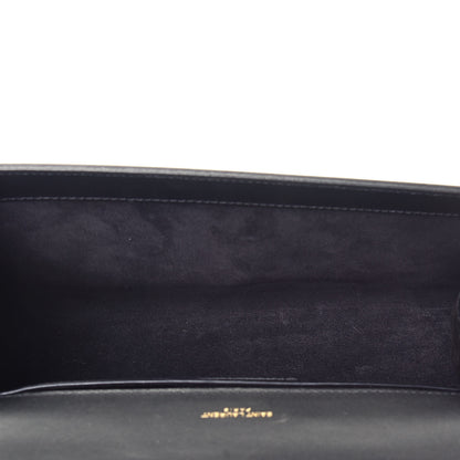 Saint Laurent Smooth Calfskin Medium Classic Monogram Kate Tassel Satchel Black 5 of 8