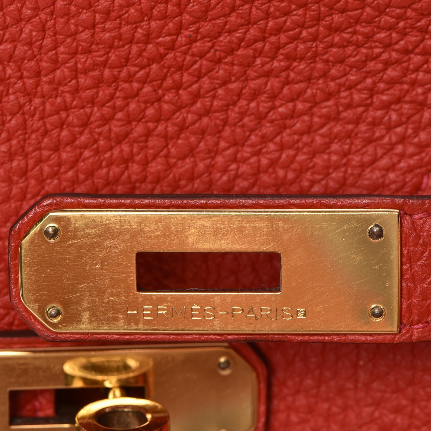 Hermes Togo Birkin 35 Rouge Casaque 17 of 25