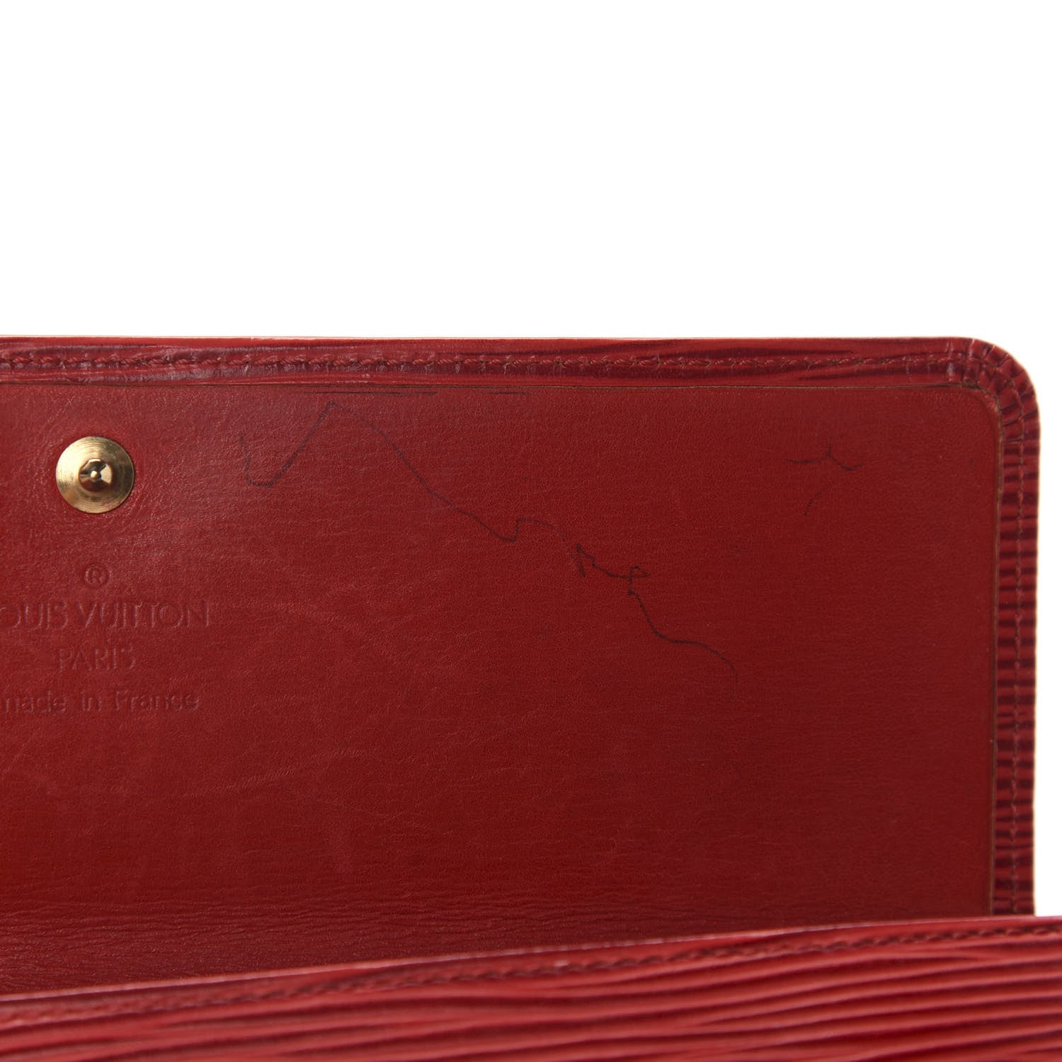 Louis Vuitton Epi Sarah Wallet Castillan Red 9 of 9