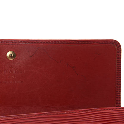 Louis Vuitton Epi Sarah Wallet Castillan Red 9 of 9