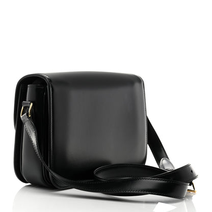 Celine Shiny Calfskin Medium Triomphe Black 3 of 13