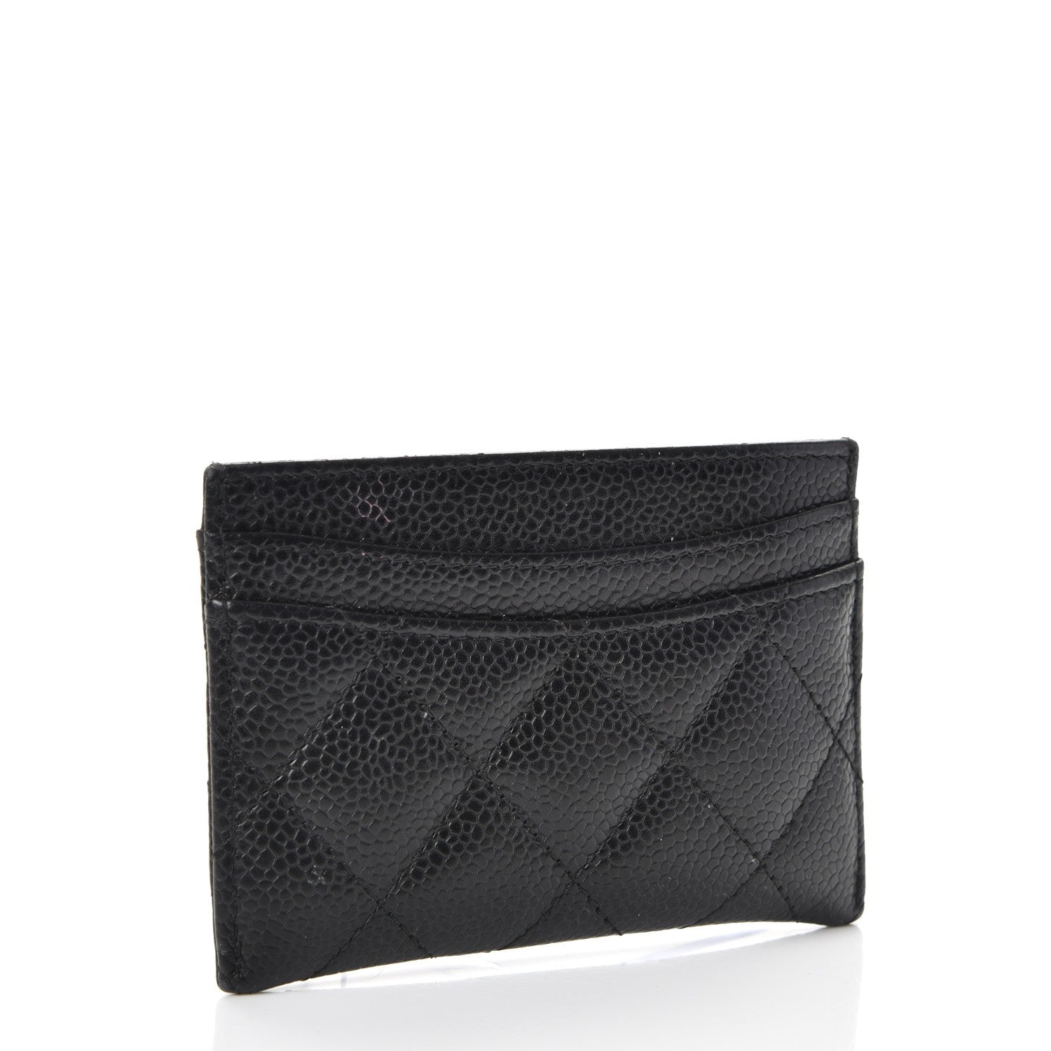 Chanel Caviar Quilted Card Holder Black 3 of 9