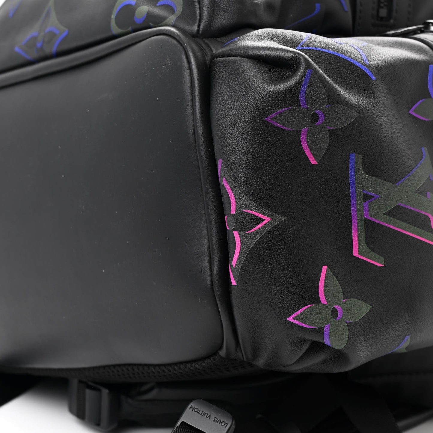 Calfskin Monogram Spotlight Comet Backpack Black Borealis